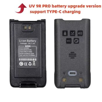 Waterproof Walkie Talkie Battery with Type-C Fast Charging for Baofeng UV9R Plus /UV9R Pro/UV9R ERA/UV9R AMG/T57