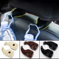 2pcs Car Seat Back Hooks Bags Holder Accessories For Fiat 500 bravo ducato grande punto linea panda punto stilo Accessories