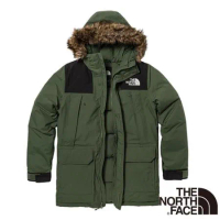 【The North Face】男款 防水透氣連帽寬鬆羽絨外套.夾克/機能性運動衫/5B19-NYC 綠色