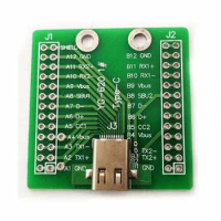 2pcs 10pcs USB3.1 Test Female Socket Type-c data cable test board Test Stand for huawei etc