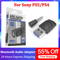 Wireless Headphone Adapter Receiver for Sony PS5/PS4 Game Console PC Headset Bluetooth 5.0 Audio Transmitter Gaming Accessories