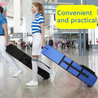 Pgm Golf Aviation Bag Portable Golf Package Golf Bag Travel With Wheels Foldable Airplane Travelling Nylon Golf Bags In 4 Colors