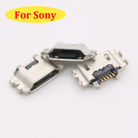 5pcs Micro USB connector Mini USB charging port For ony Xperia Z2 D6503 D6502 Z3 L55T L50W/T/U L39H LT22 LT26 LT28