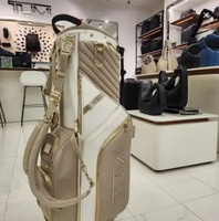 TUMI Alpha Golf Stand Bag - Golf Bag - Off White/Tan