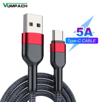 Vumpach Fast usb c type c cable Fast Charging Data Cord Charger usb cable c For Samsung s21 s20 A51 xiaomi mi 10 redmi note 9s 8