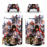 Final Fantasy 16 PS5 Disc Skin Sticker Decal Cover for Console &amp; Controllers PS5 Disk Skin Sticker Vinyl