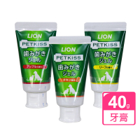 LION 獅王 PETKISS寵物系列 犬貓通用牙膏40g(薄荷香味/雞肉風味/蘋果風味)