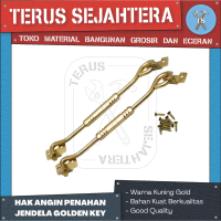 HAK ANGIN / PENAHAN JENDELA / CANTOLAN JENDELA KUNING MERK GOLDEN KEY