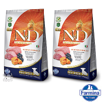 Farmina法米納 ND挑嘴幼犬南瓜無穀糧-羊肉藍莓-小顆粒(PD-01)800g 2包