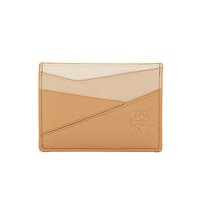 【LOEWE 羅威】經典小牛皮 Puzzle 卡片套 卡夾 沙丘色 暖沙色