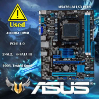 100% original Desktop motherboard for Asus M5A78L-M LX3 PLUS Integrated graphics DDR3 AM3+ mainboard