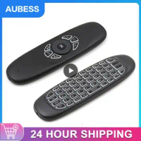 Fly Air Mouse 2.4G Mini Wireless Keyboard Rechargeable Remote Control for PC Android TV Box Russian English Spanish Arabic