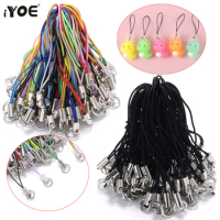 iYOE 50pcs Mix Color Lanyard Strap Cord With Jump Ring Nylon Thread For Diy Jewelry Making Phone Rope Toys Pendant Cords