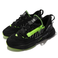 adidas 休閒鞋 Ozweego ZIP 愛迪達 運動 男鞋 海外限定 復古 異材質拼接 穿搭 黑 綠 GZ2643