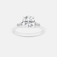 【鉅曜】GIA1克拉Biarritz Baguette圓鑽戒(培育鑽石 18K)
