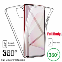 360 Full silicone case For Samsung Galaxy A12 A32 A52 A72 A42 A51 A71 5G A31 A41 S21 S20 fe A20 A50 A70 A6 A7 A8 J4 J6 plus 2018
