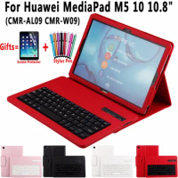 3in1 Removable Bluetooth Keyboard Leather Shell Cover Case for Huawei MediaPad M5 10 10.8 inch Coque Capa Funda