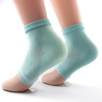 New Gel Heel Socks Moisturing Spa Gel Socks Feet Care Cracked Foot Dry Hard Skin Protector Feet Care