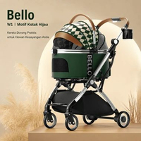Bello Pet Stroller Detachable Signature WM01 Aluminium Alloy Green