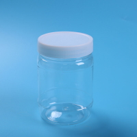 500g1000g塑料蜂蜜瓶透明加厚內蓋密封罐食品級儲物罐箱裝包郵