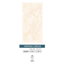 Granit Merek Titanium Type Verona Cream Ukuran 60x120 Glossy