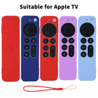 Sarung Pelindung Silikon, Untuk Alat Kawalan Jauh Apple TV 4K / HD, Mencegah Calar, Memberi Perlindu