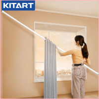 KITART ราวผ้าม่าน ยืดไสลด์ 110-510cm ไม่ต้องเจาะ เส้นผ่าศูนย์กลาง 32ซม