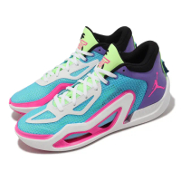 【NIKE 耐吉】籃球鞋 Jordan Tatum 1 PF Wave Runner 藍 紫 男鞋 棕梠樹(FV0171-400)
