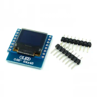 0.66 inch OLED Display Module for WEMOS D1 MINI ESP32 Module For Arduino AVR STM32 64x48 0.66" LCD Screen IIC I2C OLED