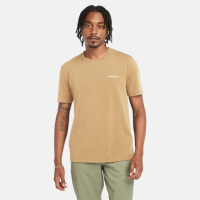 【Timberland】男款小麥色 Polartec 科技快乾透氣短袖T恤(A4215EH3)