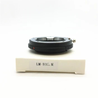 For LM-EOSM Lens Adapter Suit For Leica M Lens to Suit for Canon EOS M M3 M5 M6 M100 Camera Adapter
