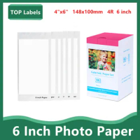 Photo Paper Compatible Canon Selphy CP1300 CP1200 CP1000 CP910 CP900 Printer for Canon Paper 6 Inch KP108IN KP36IN 【No Cassette】