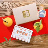 茶韻 普洱茶2002中茶7581雷射標熟磚250克*2磚 茶葉禮盒(附茶樣10g.收藏盒x1.提袋)