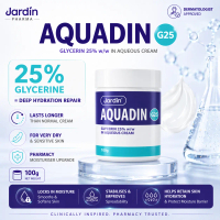 AQUADIN G25 Moisturising Cream 100g | 25% Glycerin Hydration Cream | Daily Skin Barrier Care for Dry