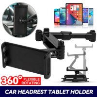 Telescopic Car Back Seat Headrest Mount Holder For iPad 4-11 inch 360 Rotation Universal Tablet PC Auto Car Phone Holder Stand