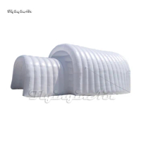 White Advertising Inflatable Tunnel 8m Igloo Air Blow Up Dome Tent For Party Events
