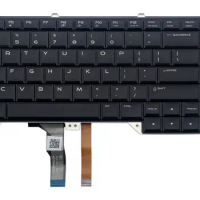 LARHON New Black Backlit US English Keyboard For Dell Alienware 17 R2 R3