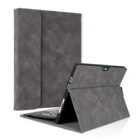 For Microsoft Surface Pro 9 8 7 6 5 4 X Surface GO 1 2 3 Case All-in-One PU Protective Case Rugged Cover Case with Pen Holder