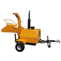 CE certification Factory Direct Sale Support customization 20HP 40HP diesel wood chipper wood crusher high quality