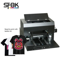 A3 UV printer DTF DTG T-shirt printing machine cotton linen canvas adult and child clothes tattoo pa