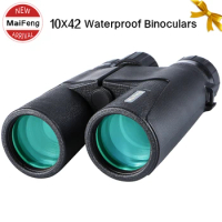 High-quality Binoculars Professional Nitrogened Waterproof Telescope 10X42 Binocular Prism Bak4 Night Vision for Adults Powerful