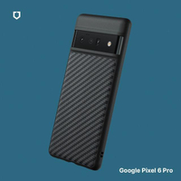 【RhinoShield 犀牛盾】Google Pixel 6/6 Pro Solidsuit 碳纖維紋路防摔背蓋手機保護殼(獨家耐衝擊材料)