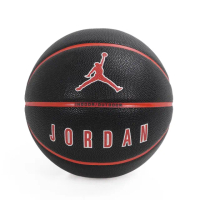 【NIKE 耐吉】Jordan Ultimate 籃球 7號 喬丹 運動 耐用 橡膠 戶外用 黑紅(FB2305-017)