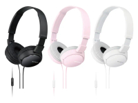 【SONY】立體聲耳麥耳機 MDR-ZX110AP#白色-白色