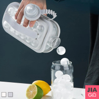 【JIAGO】二合一透明製冰壺(製冰盒+水壺)