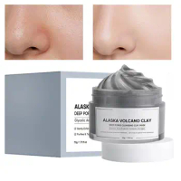 Face Cleansing Mud Mask Deep Cleansing Volcanic Mud Mask For Face Skincare Natural Dead Sea Mud Mask Smearing Volcanic Mud