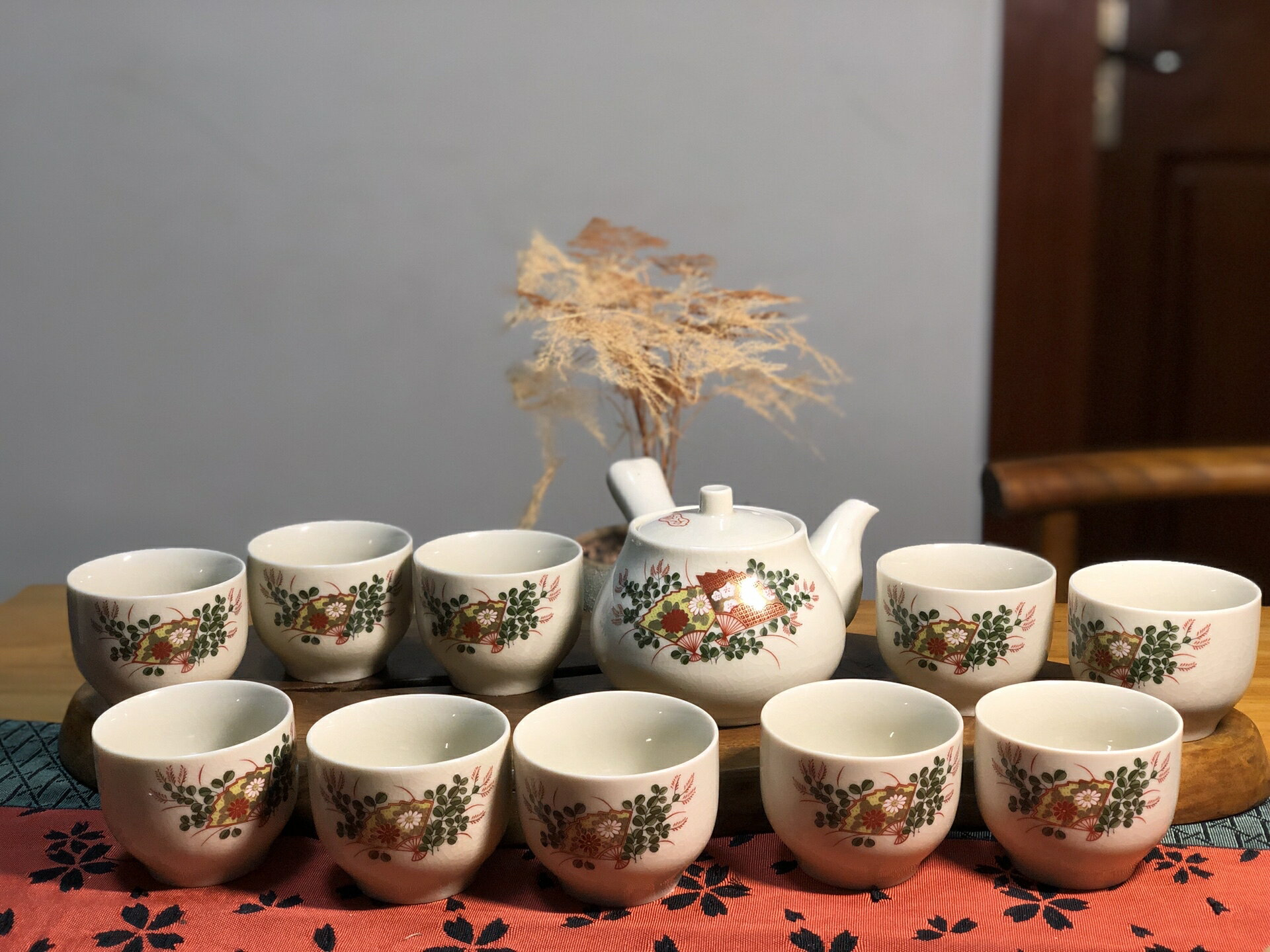 綠繡眼茶壺/九谷青郊窯- 東京食器