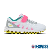 K-SWISS Tubes Comfort 200 Strap輕量訓練鞋-童-白/桃紅/霓黃/藍綠
