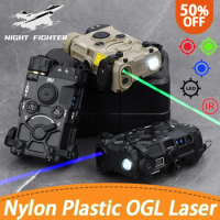 Tactical Eeotec OGL Airsoft Nylon Plastic Red Green IR White Light Strobe Flashlight Hunting Airsoft Rifle Gun Accessory Laser