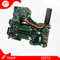 Used DA0ZRTMB6D0 Laptop Mainboard For Acer E5-573G E5-573 With 2957U CPU Motherboard